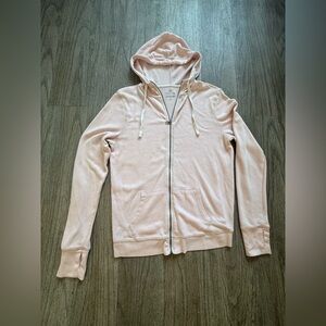 Light Pink Zip-Up Hoodie